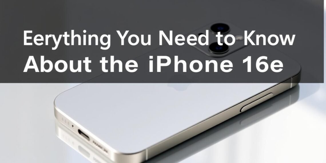 Everything You Need To Know About The Iphone 16E. 1 Iphone 16E