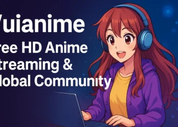 Vuianime: The Free Anime Haven Redefining Streaming For A Global Community 4 Digital Illustration Of Vuianime Platform Promoting Free Hd Anime Streaming With Diverse Characters, Community Engagement, And Global Accessibility.