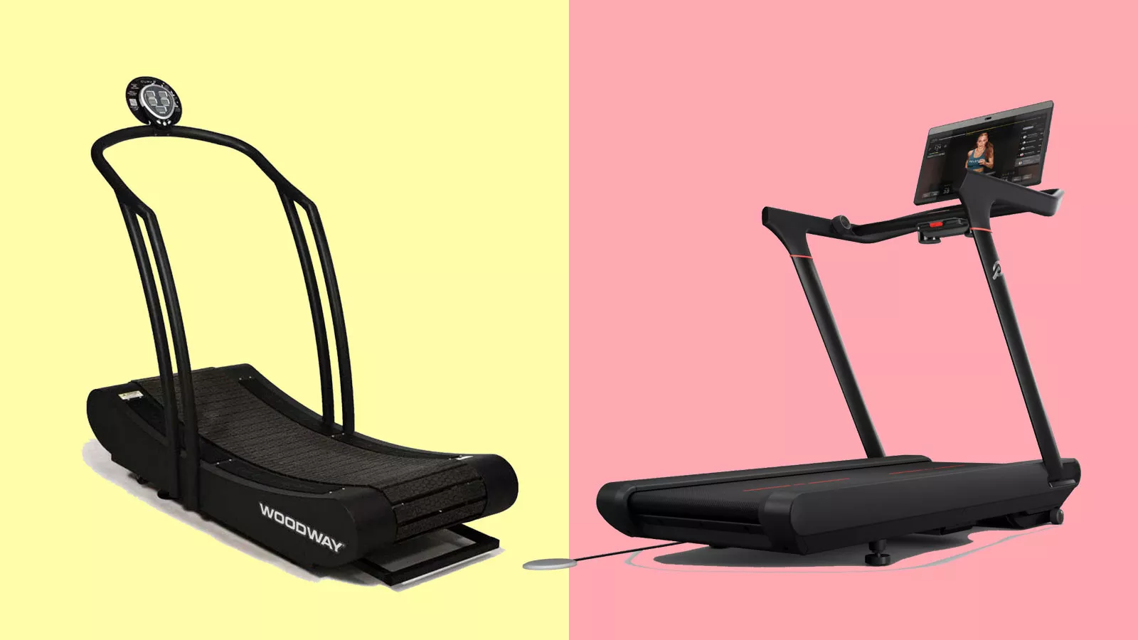 Comparison Of Curved Treadmill And Motorized Treadmill.
