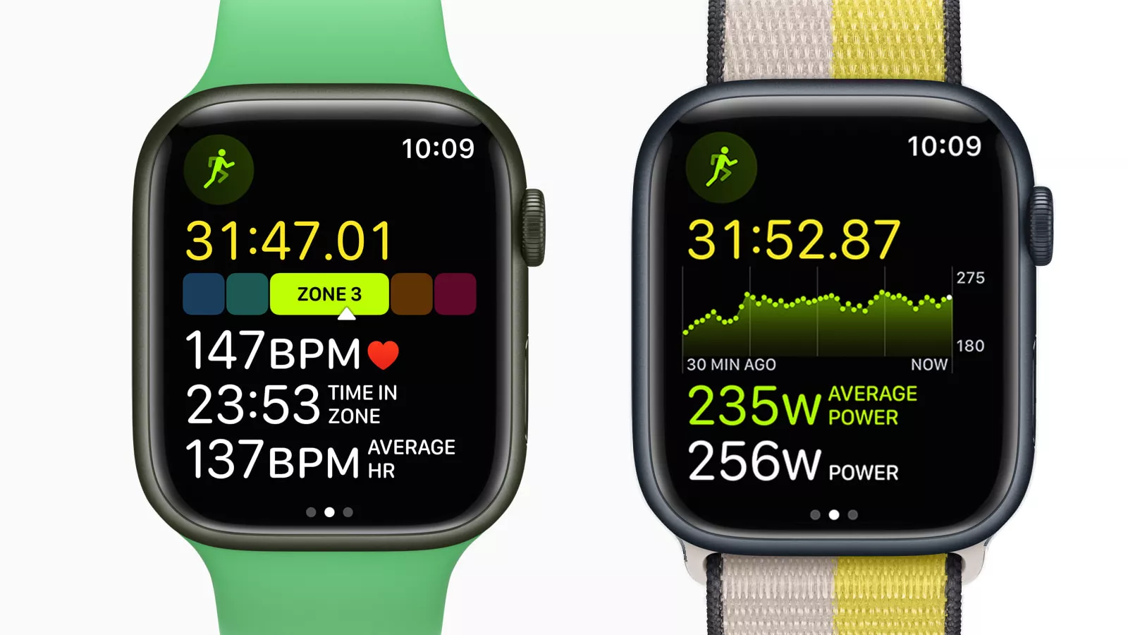 Apple Watch Displaying Various Watch Faces And Complications, Representing The Customizable Features Of Watchos 10.