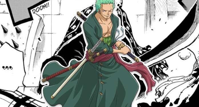 Zoro Wielding A Sword With Unmatched Skill, Representing The Essence Of Japanese Swordsmanship In Anime And Manga.
