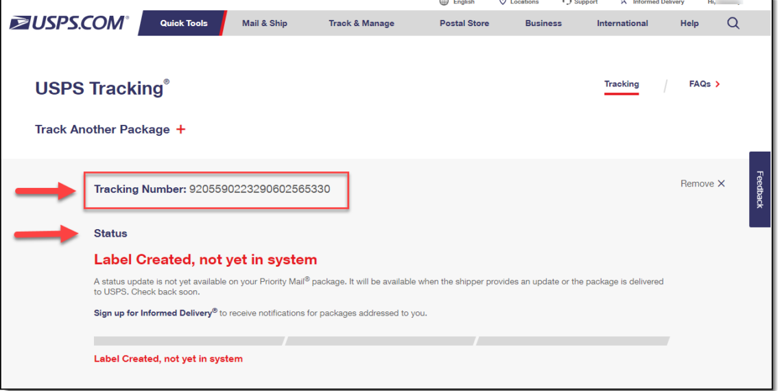 Usps Tracking Status