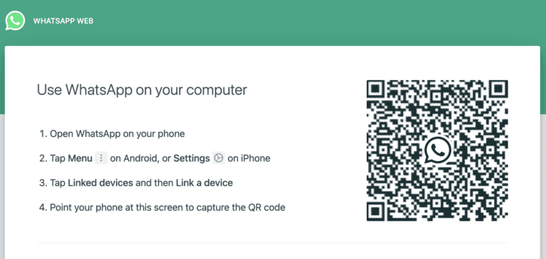 whatsapp web login
