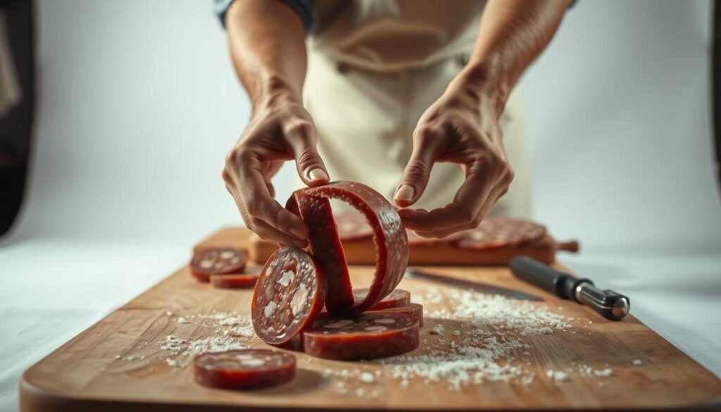 Italian Salami Shaping Techniques