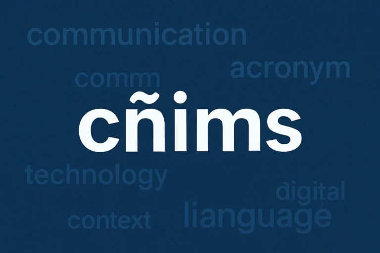 Illustration of teams collaborating online using cñims framework, with cloud technology, AI tools, and real-time communication.