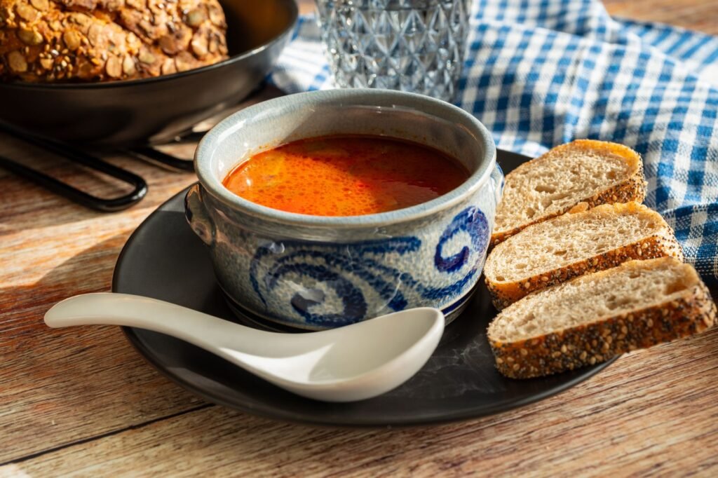 A consumer checking a soup can't lot code and expiration date for a safety recall practical detail