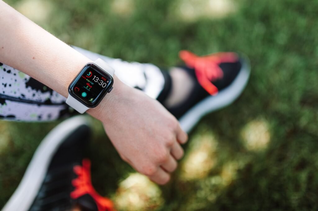 Close-up of an Apple Watch showing new 2026 heart health and vitals tracking metrics. practical detail